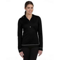 All Sport Ladies' Half-Zip Long-Sleeve Pullover Hoodie